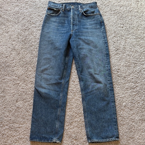 Agolde Denim - Agolde 90s Denim Straight Leg Jeans Organic Cotton 28